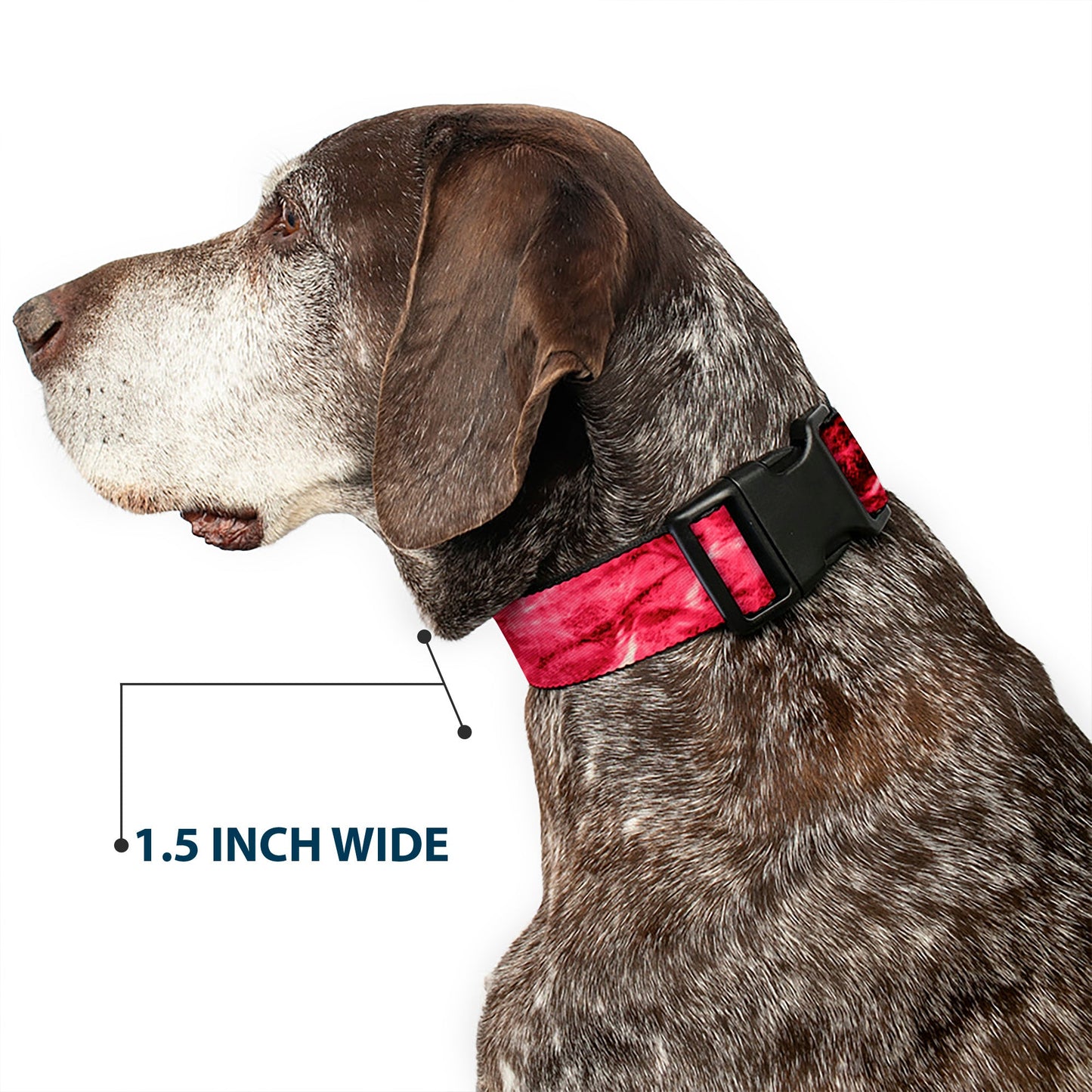 Plastic Clip Collar - Mossy Oak Elements Anemone Agua Camo Pink
