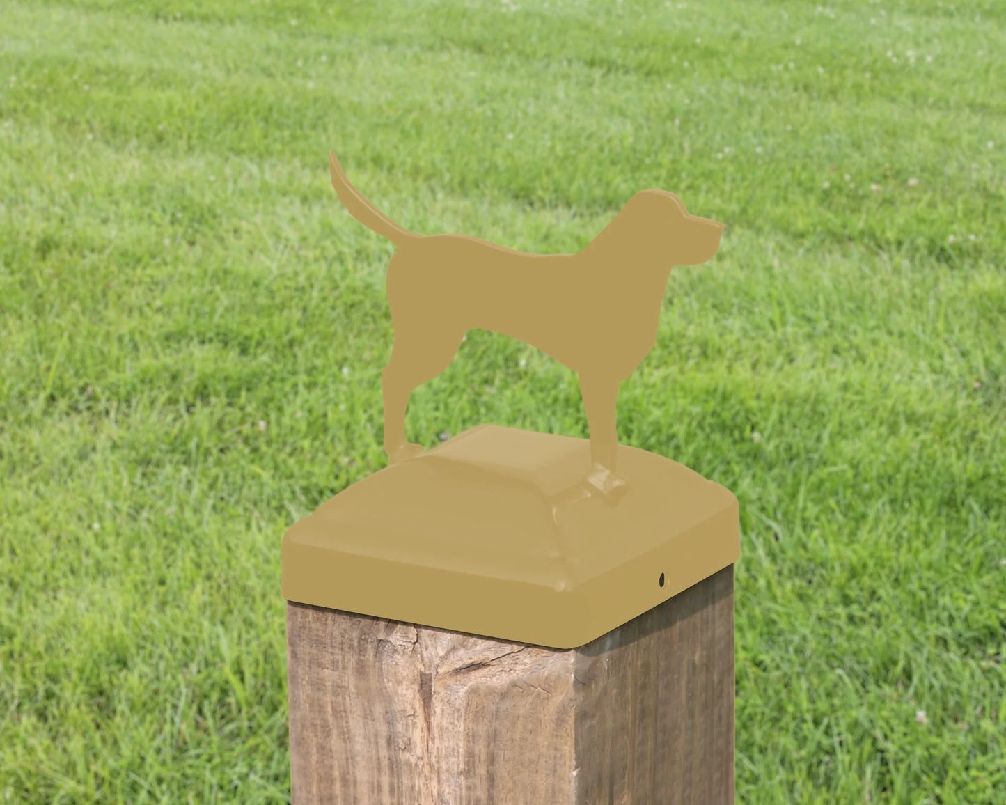 Hand made 6X6 Labrador Retriever Post Cap (5.5 x 5.5 Post Size) Veteran Made 🇺🇸