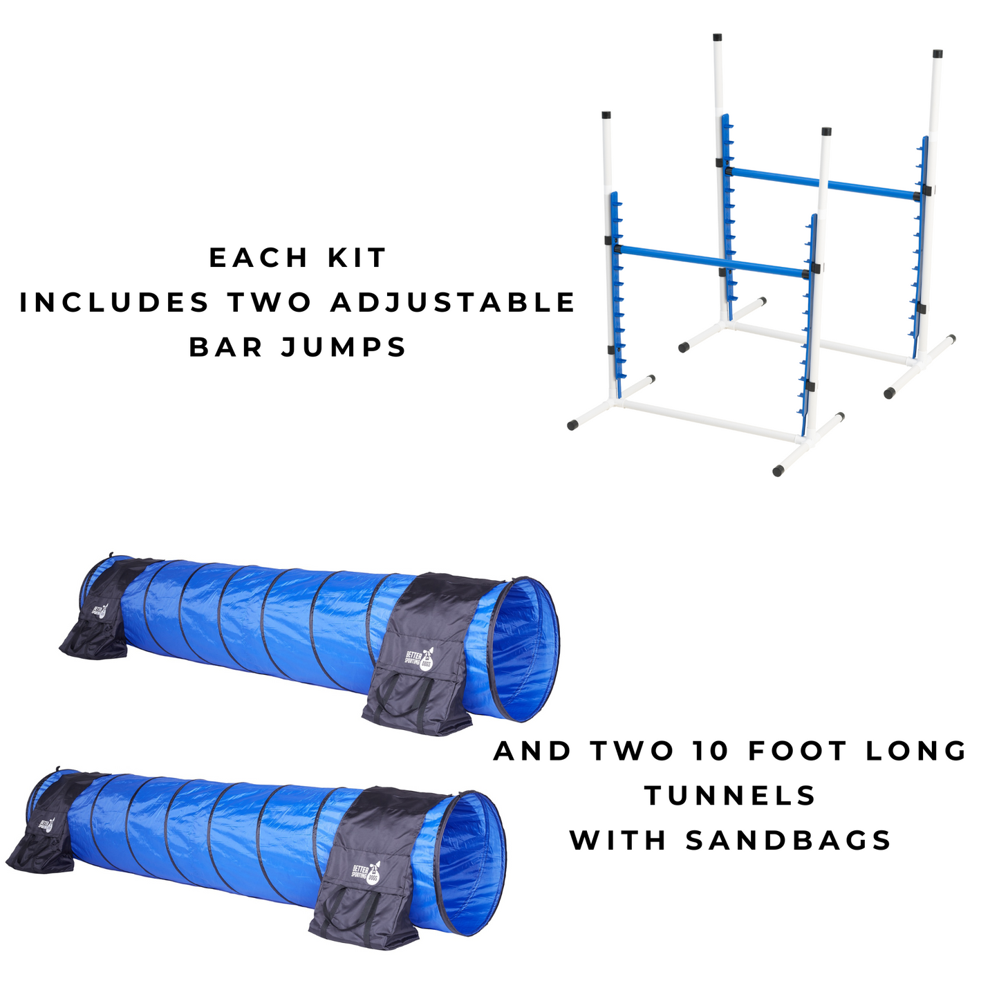Retrieverworx Better Sporting Dogs Agility Equipment Set (7 Piece)