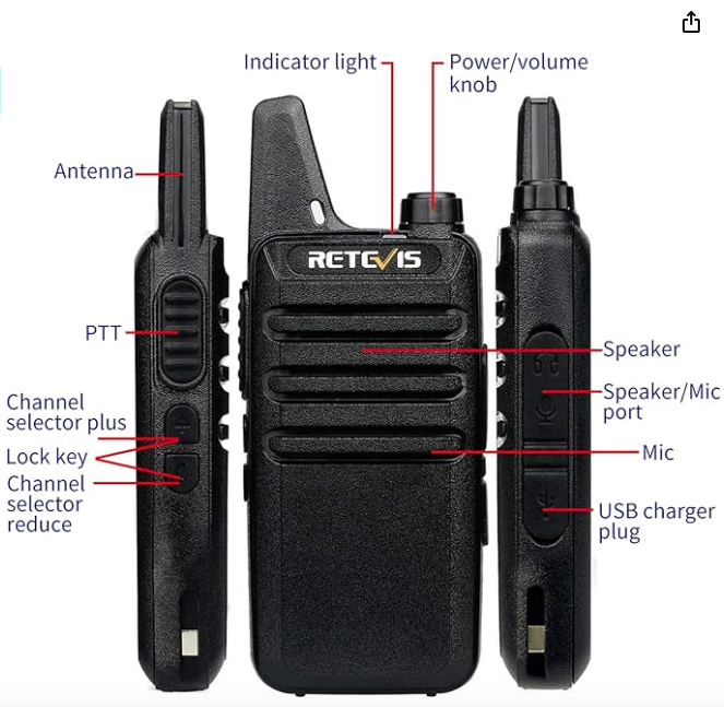 Retrieverworx Retevis radios for retriever training