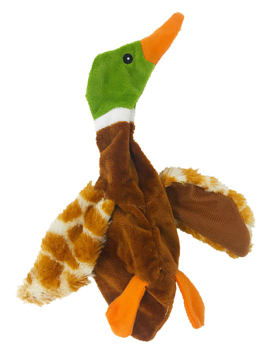 Retrieverworx 9" Duck Brown Crinkle Dog Toy