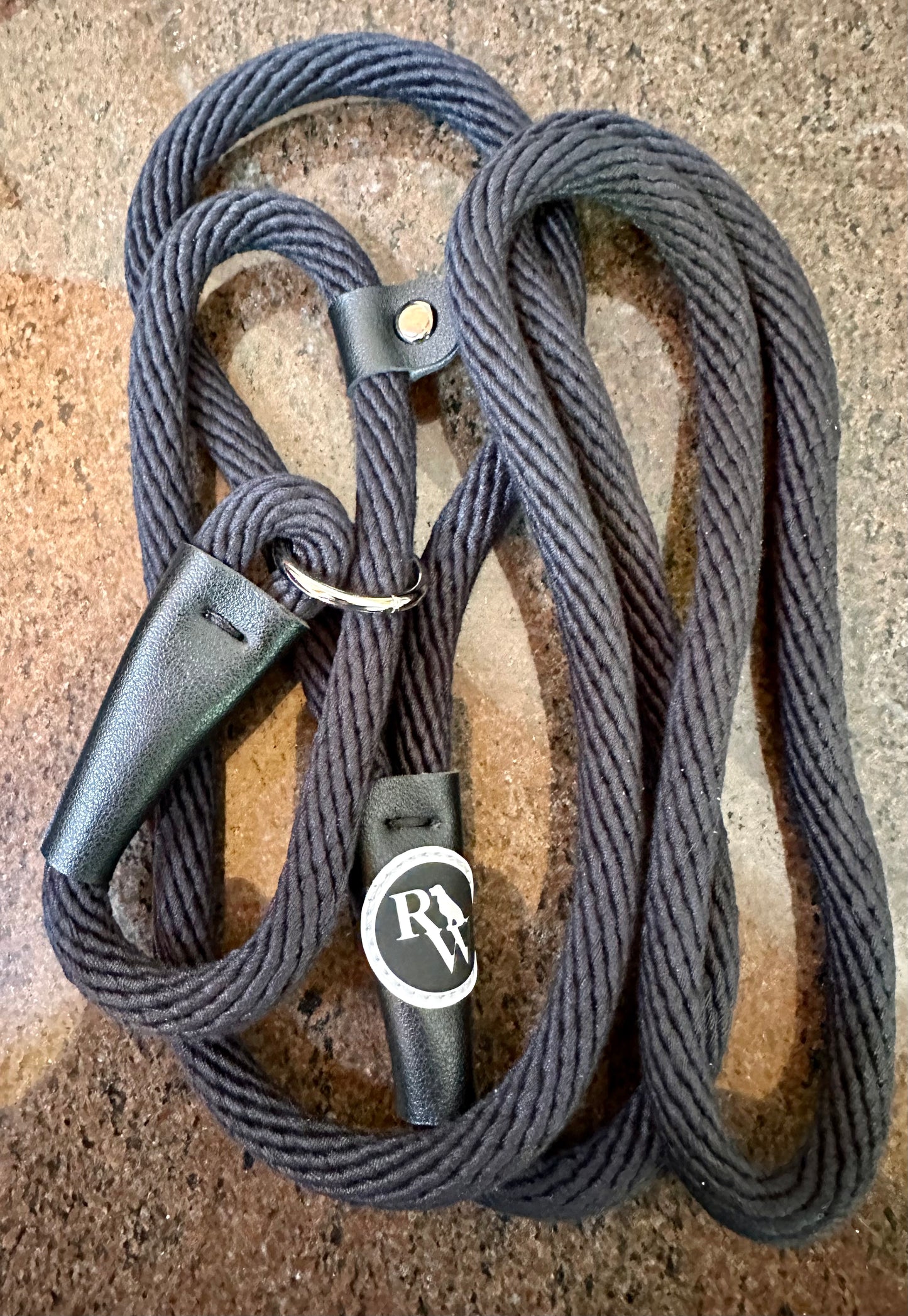 RetrieverWorx black British slip lead for retriever training