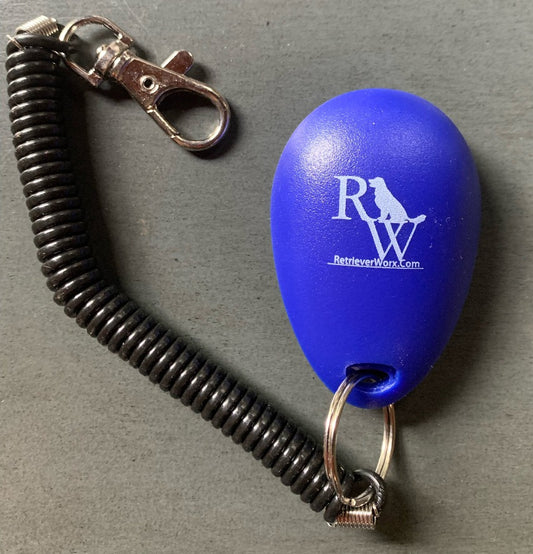 Retrieverworx blue Clickers for retriever training