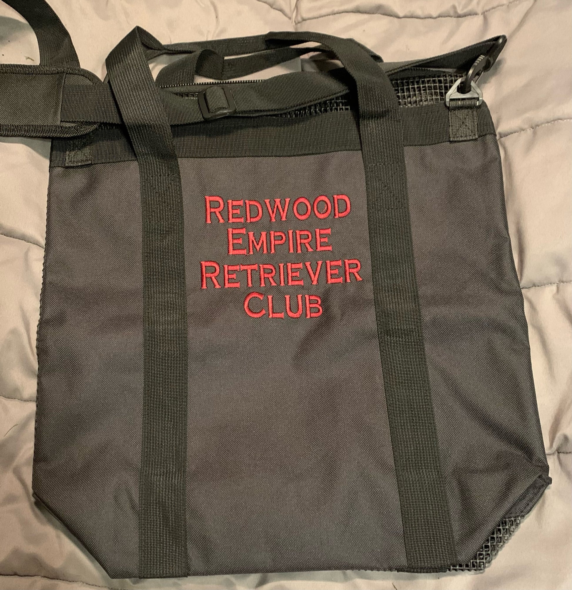 Retrieverworx Embroidered bird bags for retriever training make great judges gifts and awards!