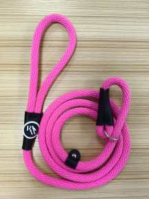 RetrieverWorx pink British slip lead for retriever training