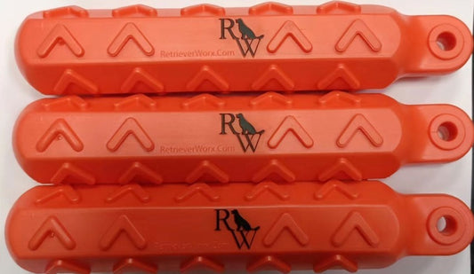 RetrieverWorx 2" Orange Bumpers for retriever training