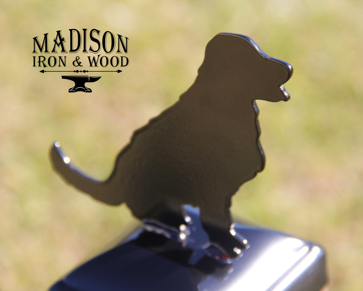 Hand Made 4x4 Golden Retriever Post Cap (Fits 3.5 x 3.5 Post Size) Veteran Made 🇺🇸