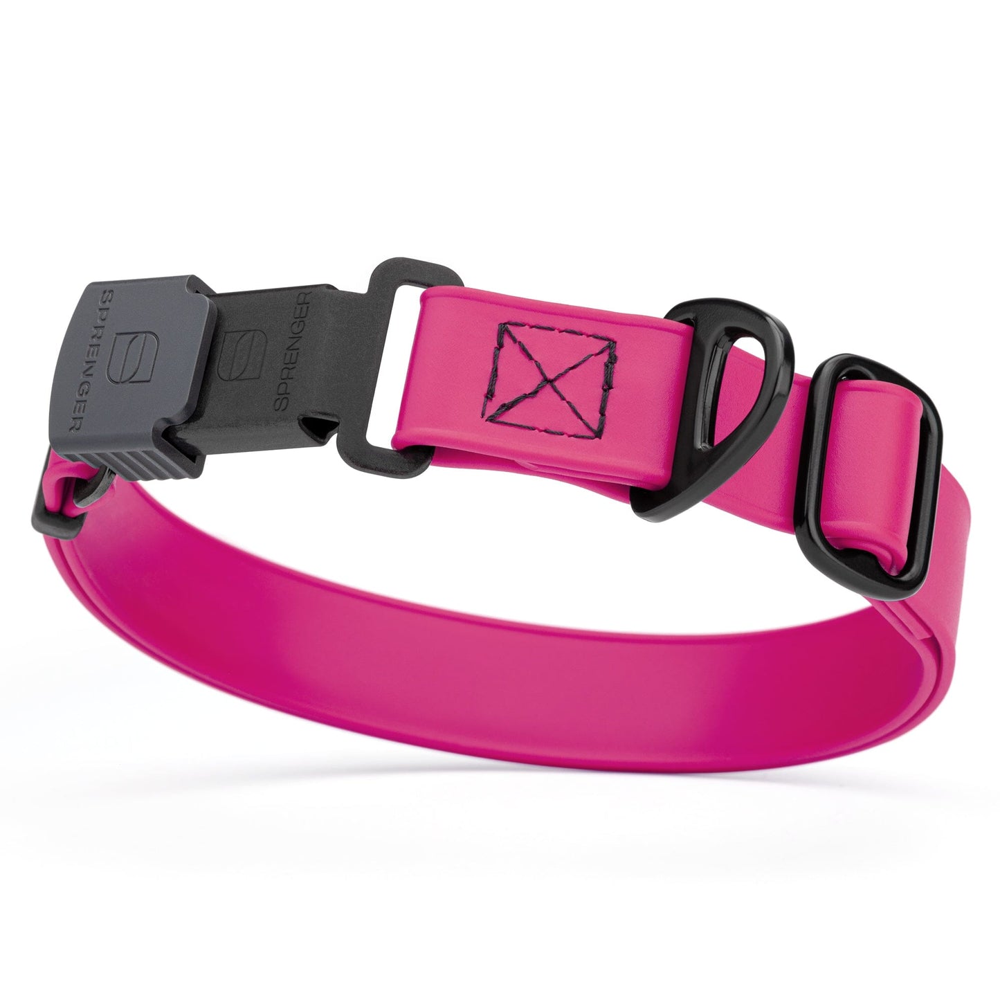Dogline Biothane Waterproof Dog Collar with Herm Sprenger Stainless Steel Quick Release Buckle