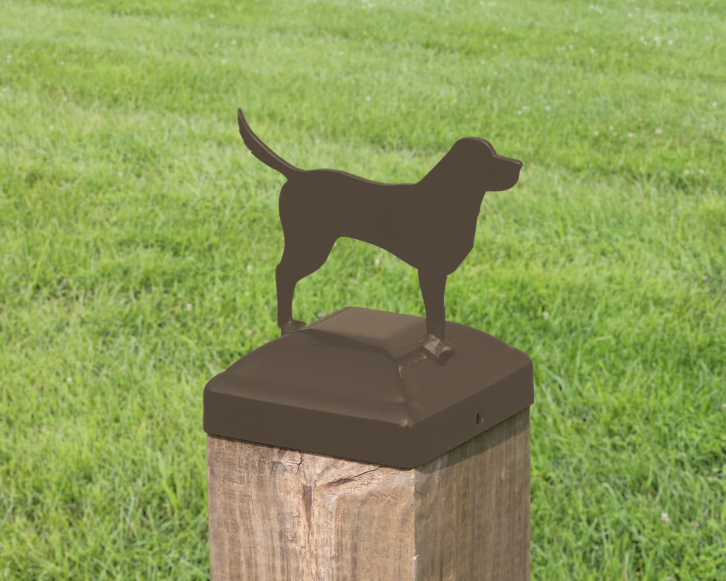Hand made 6X6 Labrador Retriever Post Cap (5.5 x 5.5 Post Size) Veteran Made 🇺🇸