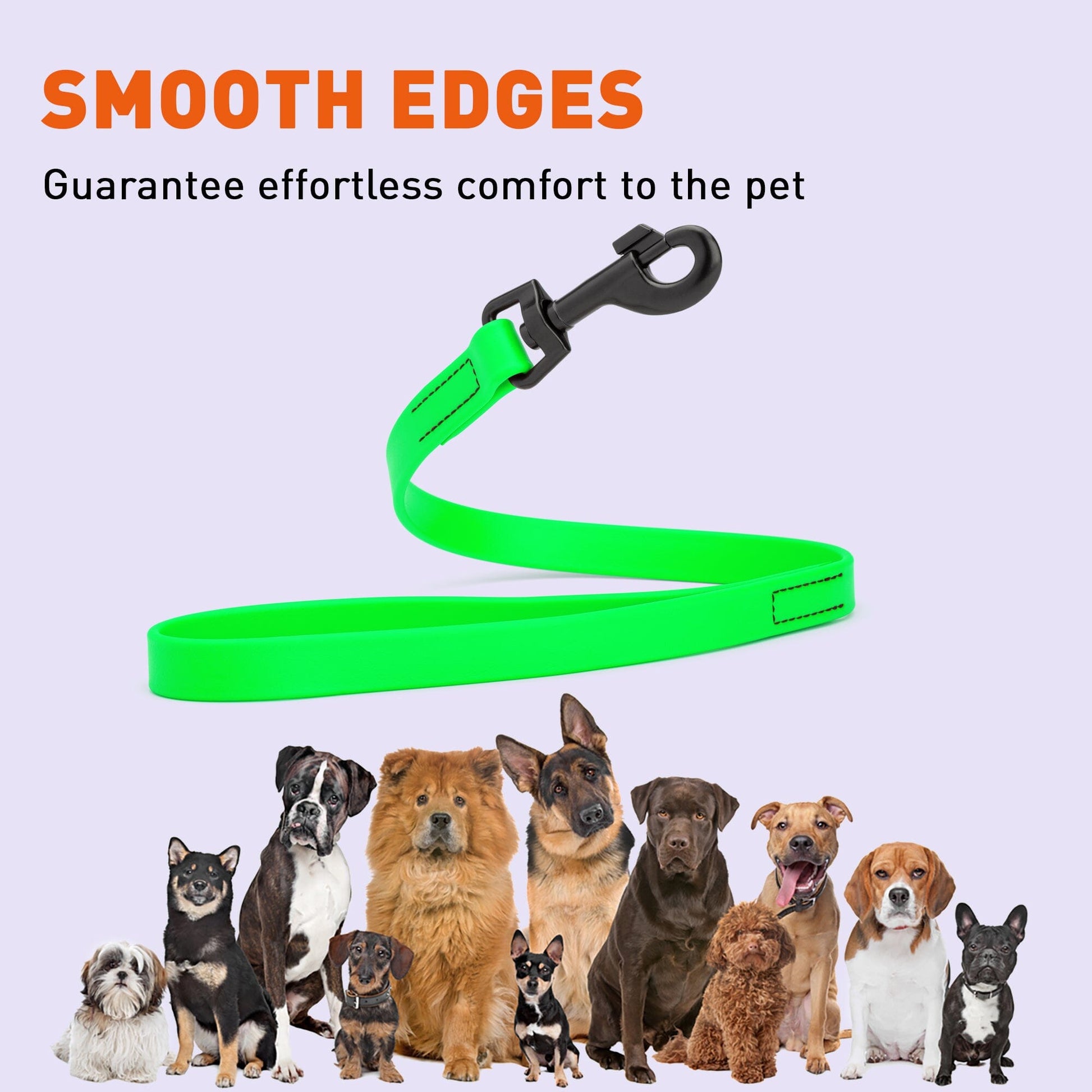 Biothane Traffic Lead Neon Green