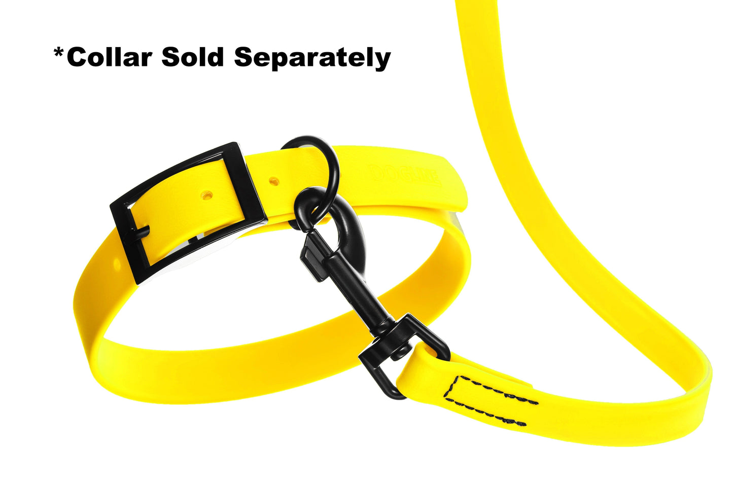 Biothane Traffic Lead and Collar Yellow