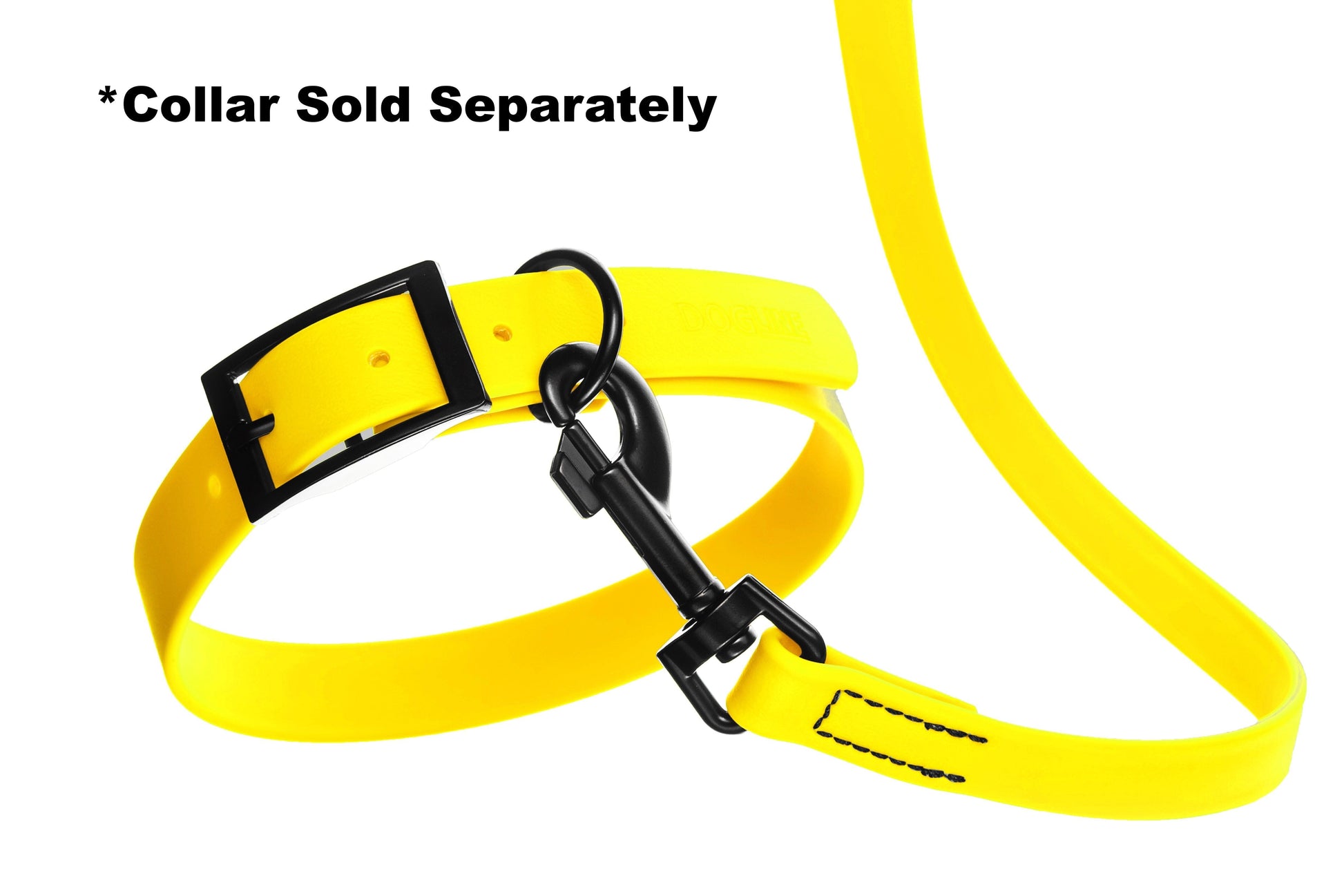 Biothane Traffic Lead and Collar Yellow