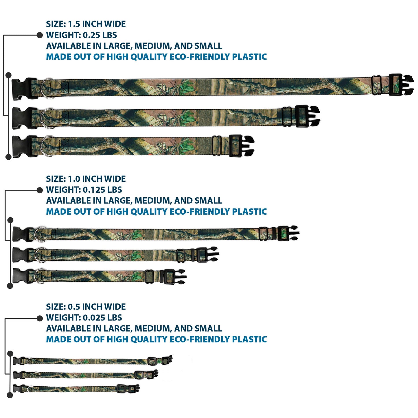 Plastic Clip Collar - Mossy Oak Break-Up Infinity