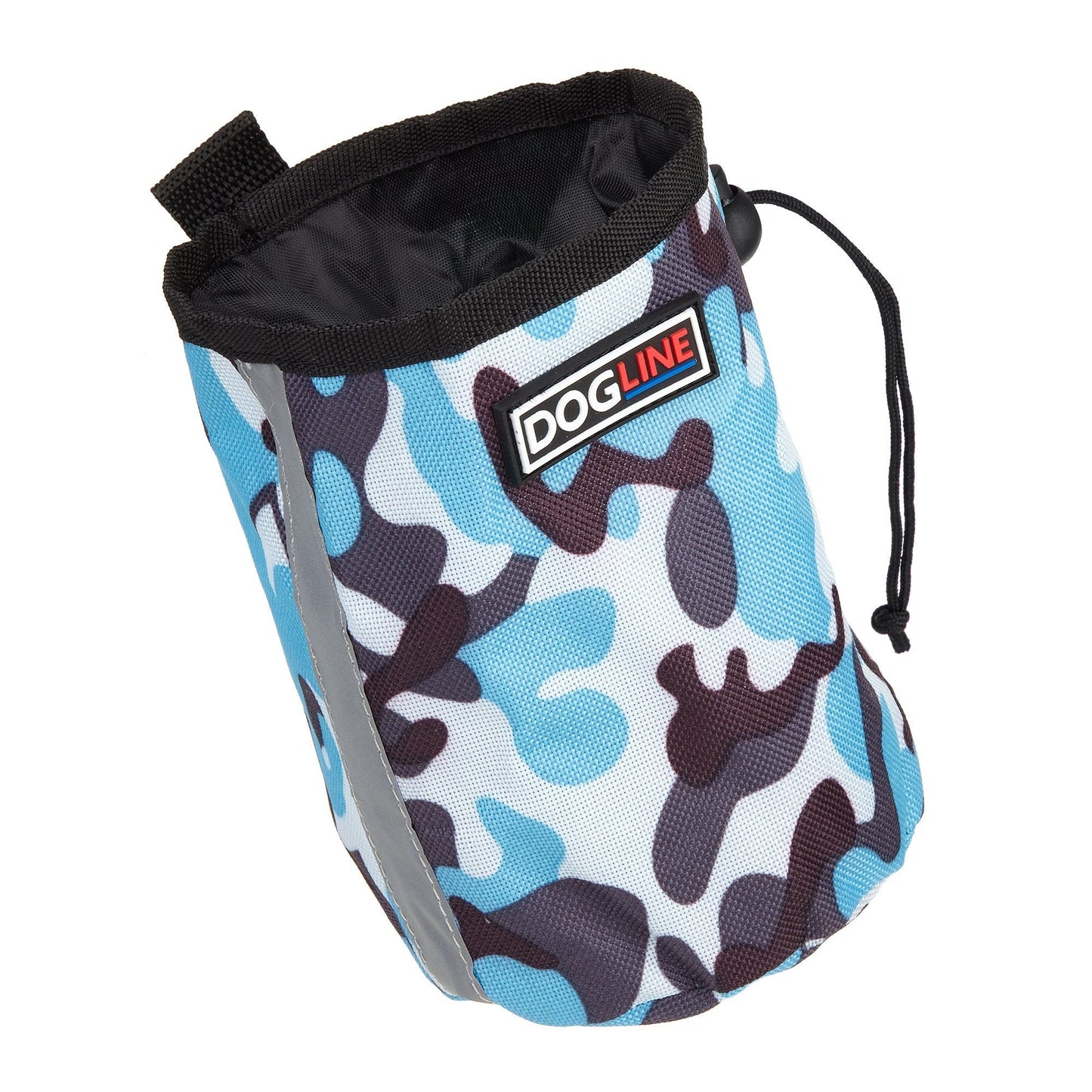 Dog treat bag blue camo