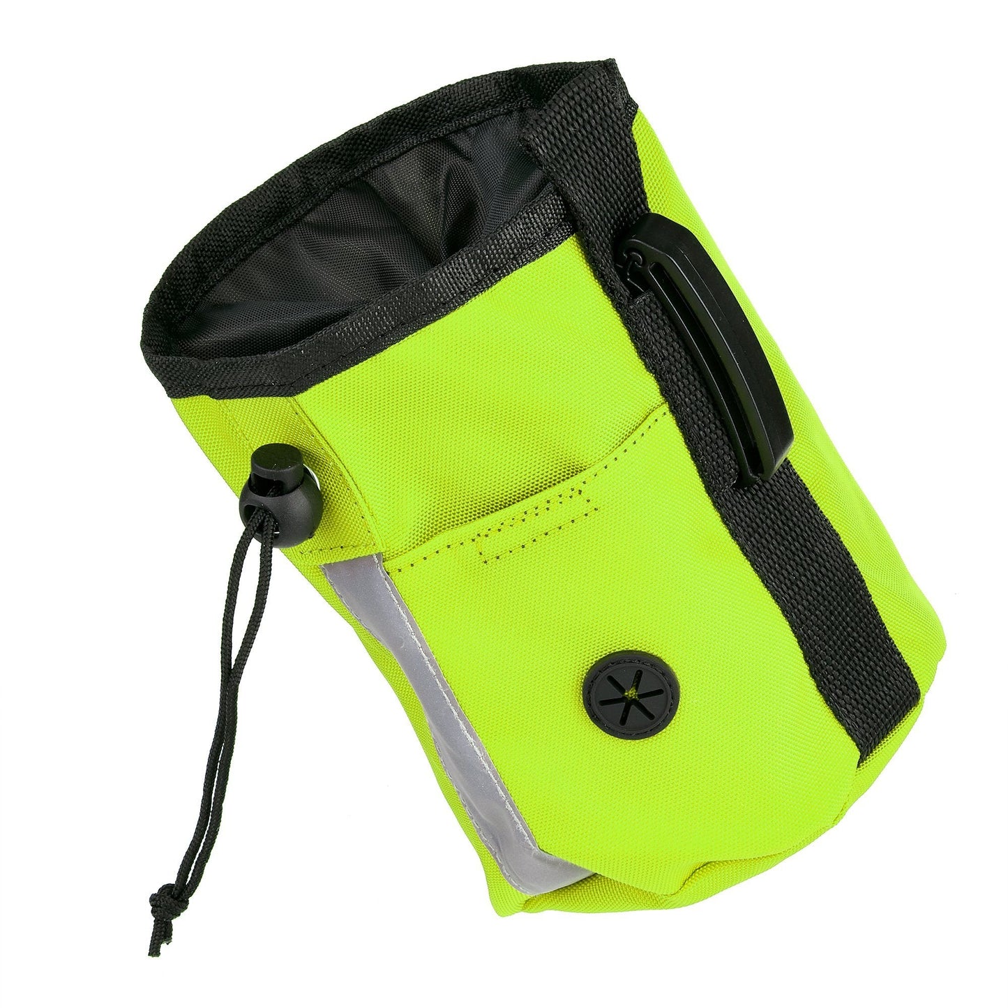 Dog treat bag lime green