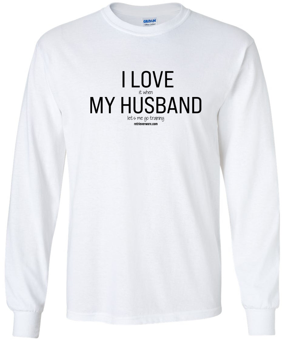 Long sleeve Training T shirt - Husband 💐Memorial Day Sale!🇺🇸