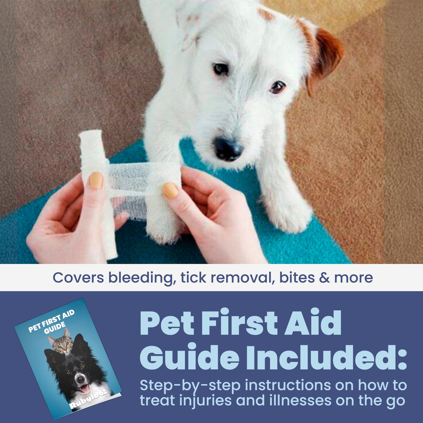 Pet First Aid Kit for Dogs with Vet-Approved Essentials