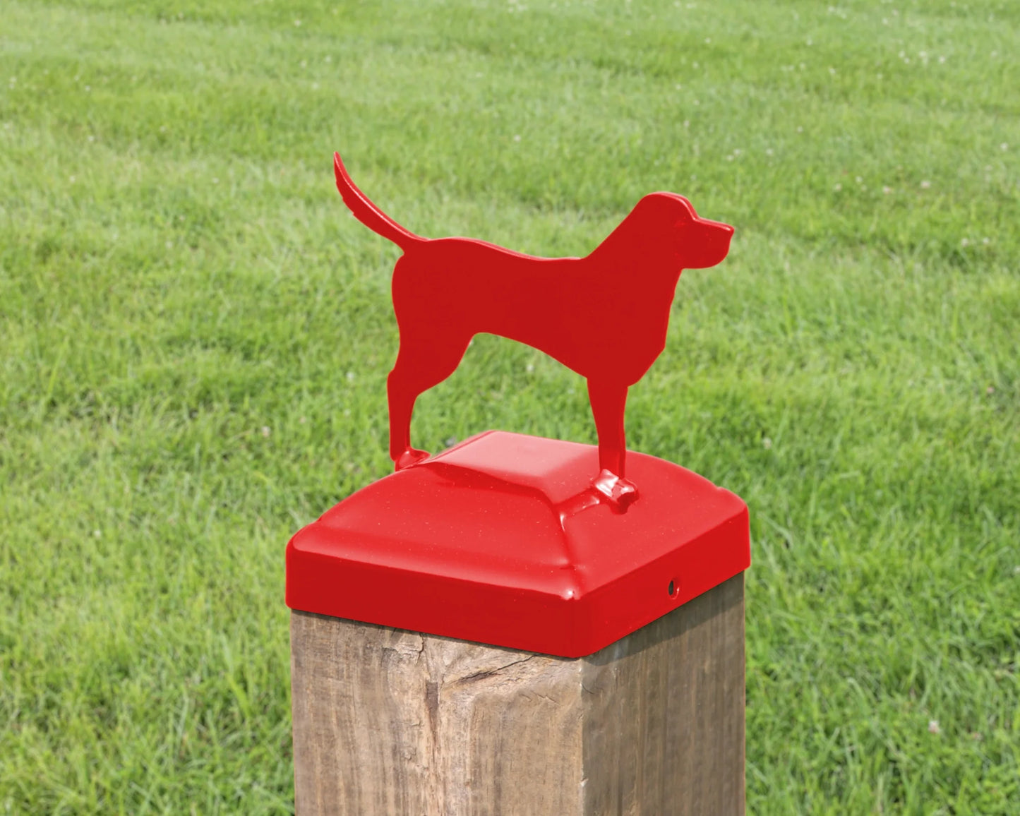 Hand made 6X6 Labrador Retriever Post Cap (5.5 x 5.5 Post Size) Veteran Made 🇺🇸