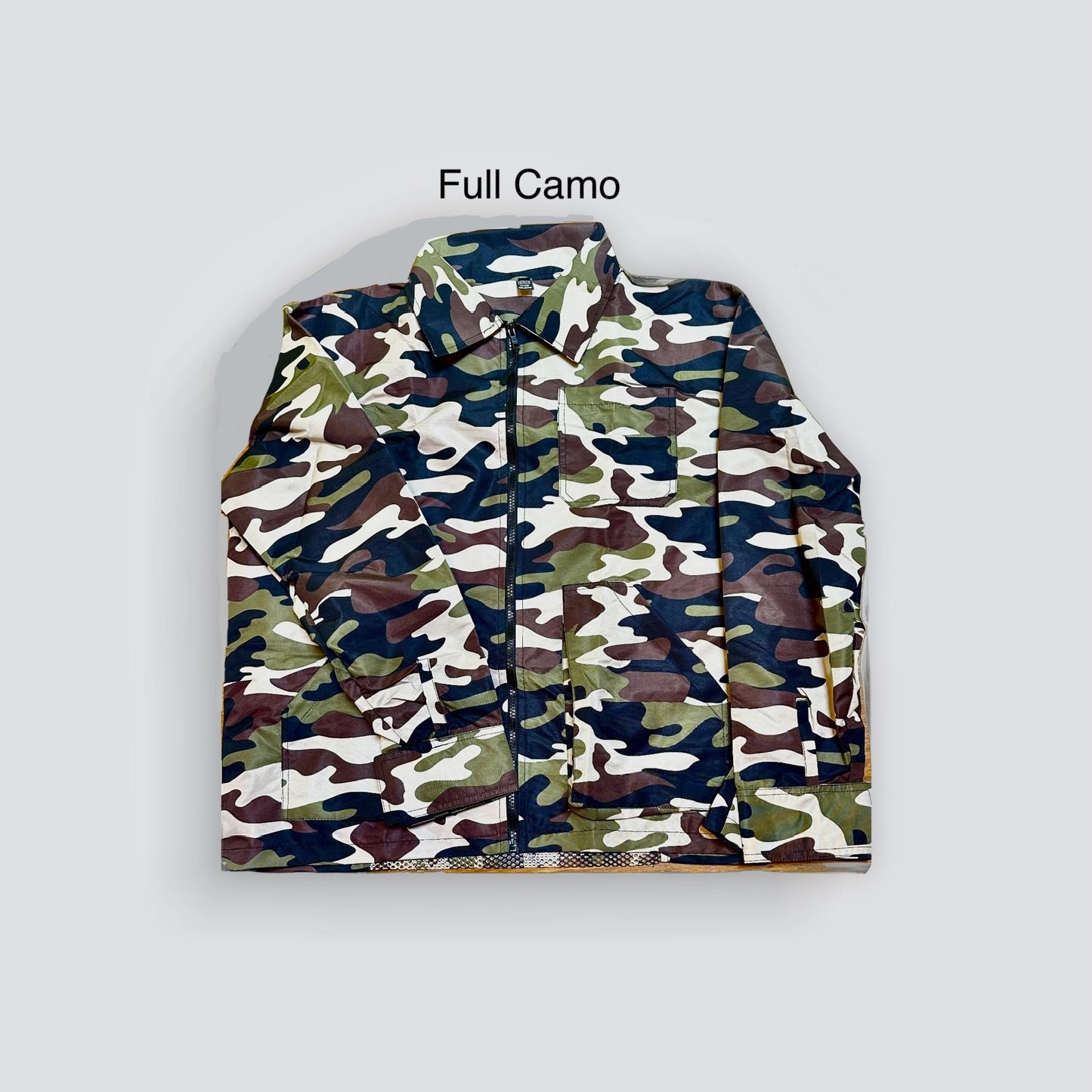 Retrieverworx HRC or NAHRA camo handlers jacket front