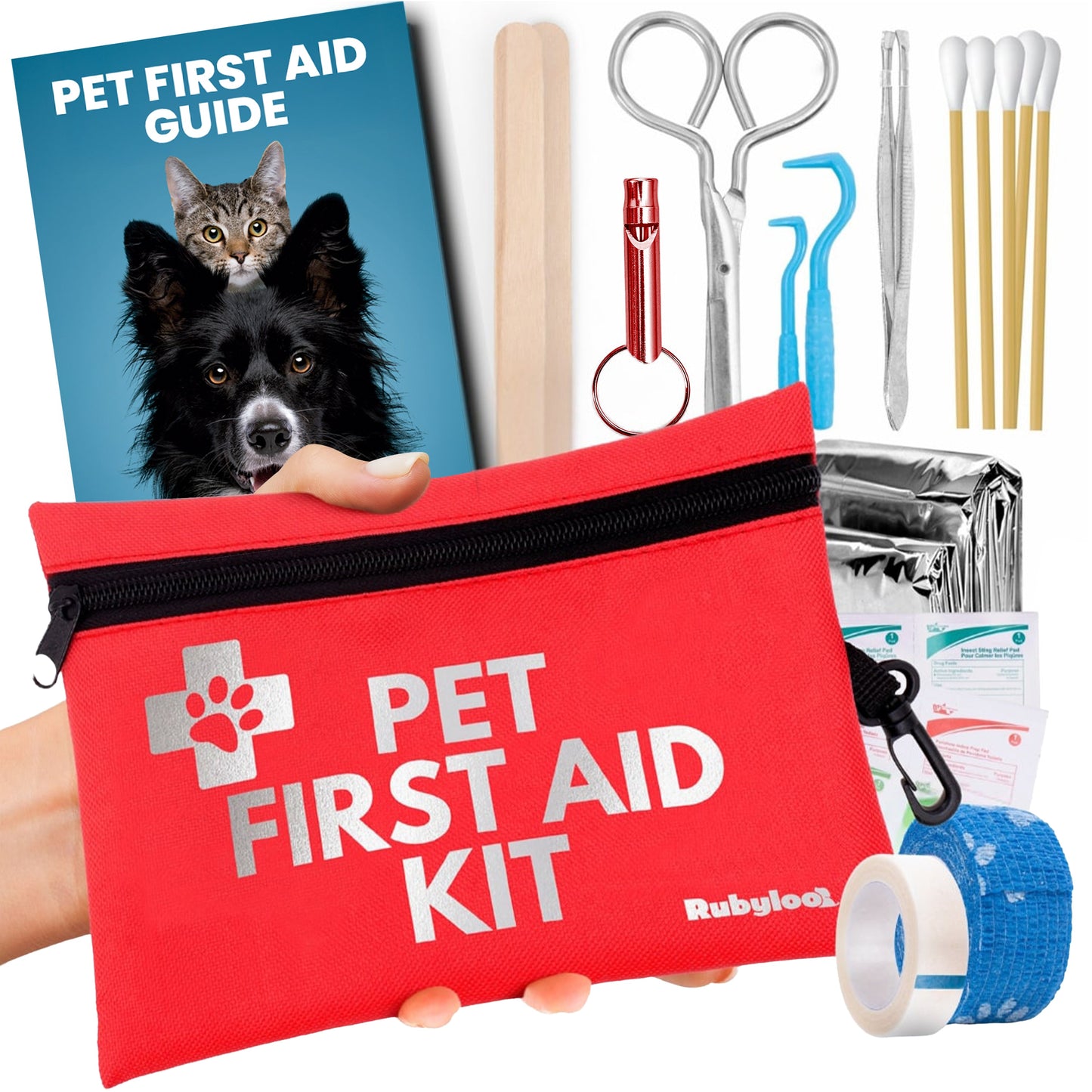 Pet First Aid Kit for Dogs with Vet-Approved Essentials