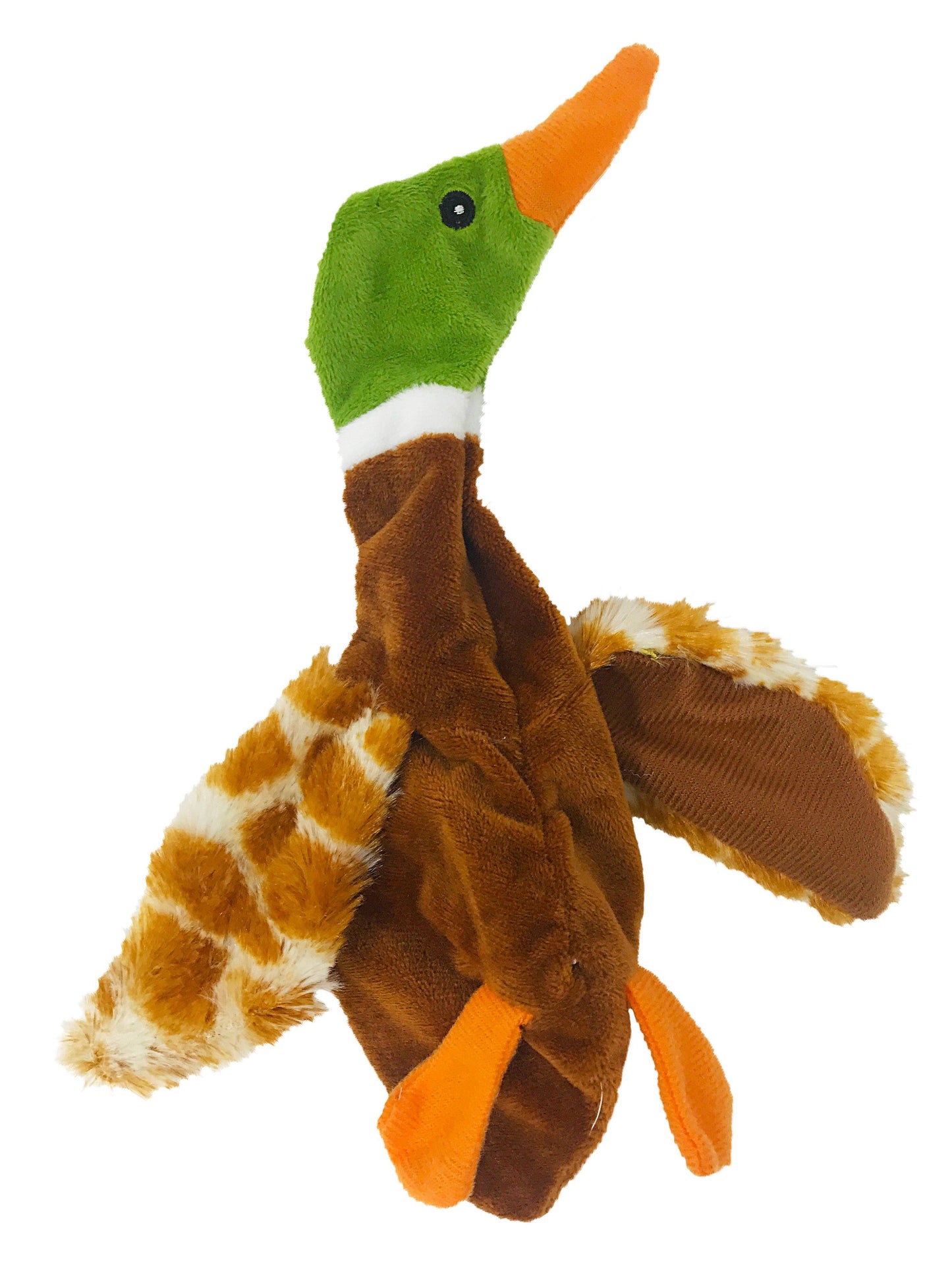 Retrieverworx 9" Duck Brown Crinkle Dog Toy