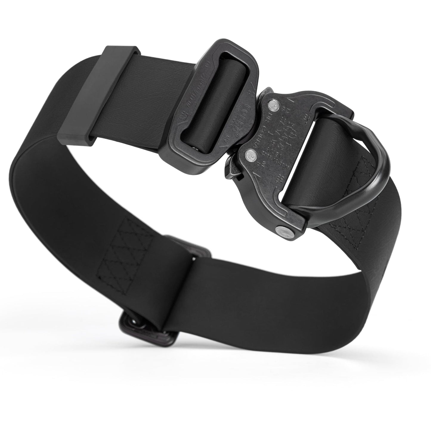 Viper BioThane Tactical Dog Collar with Cobra Buckle, 1.75" Wide