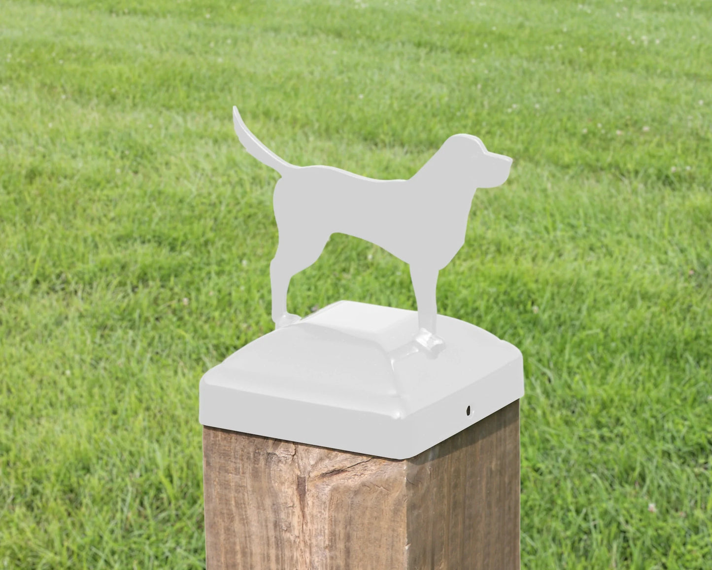 Hand made 6X6 Labrador Retriever Post Cap (5.5 x 5.5 Post Size) Veteran Made 🇺🇸