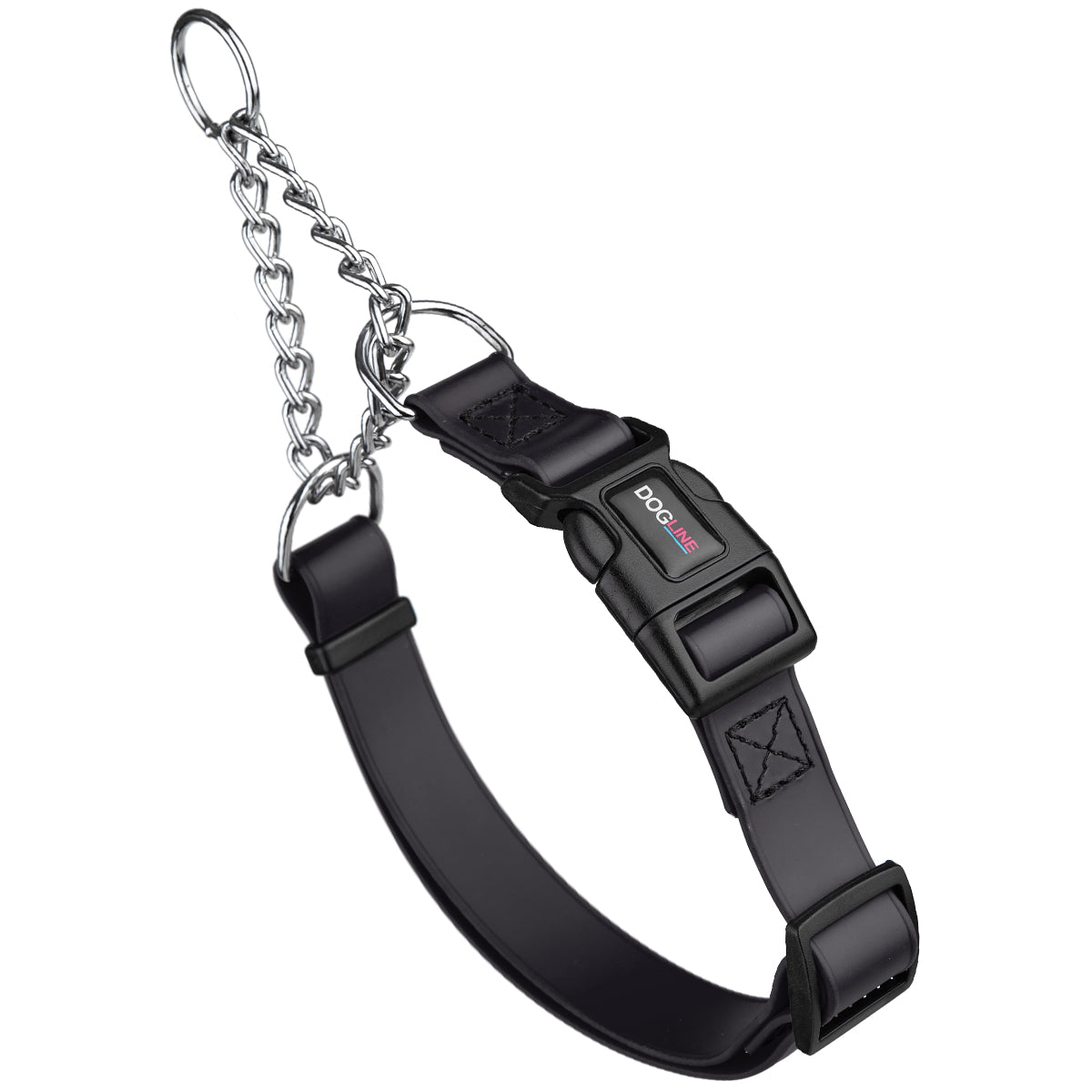 Martingale Collar with Quick Release Buckle black