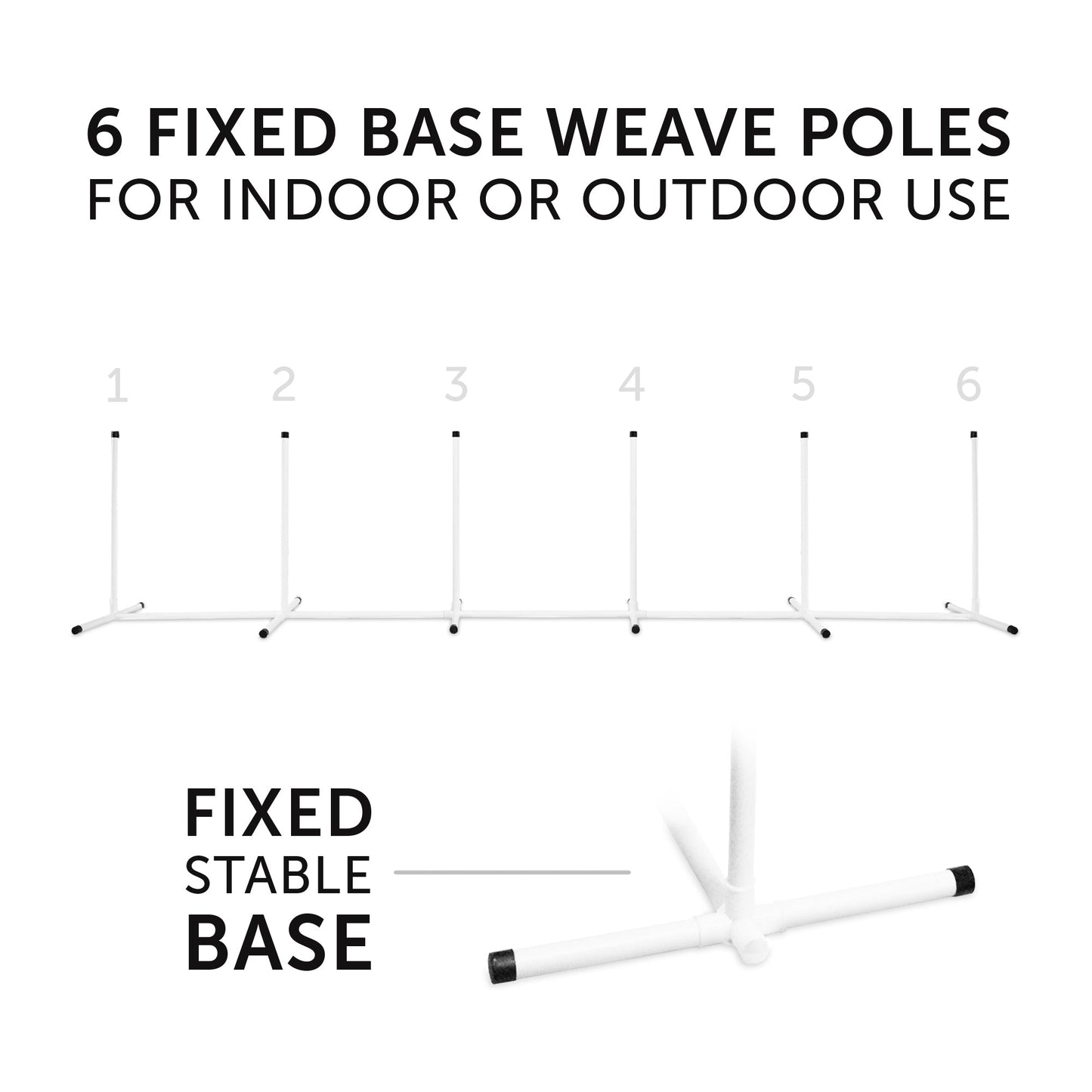 dog agility weave poles