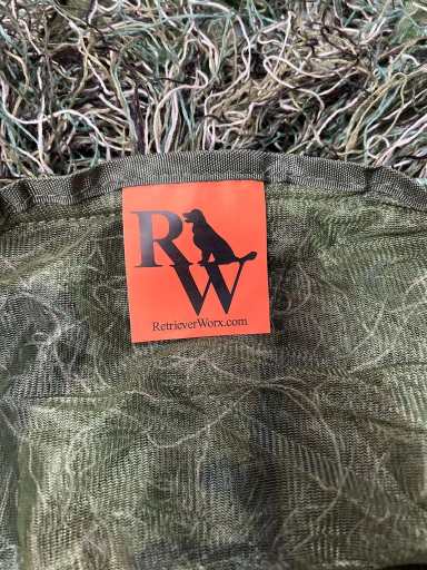 Retrieverworx green ghillie blanket for retriever training