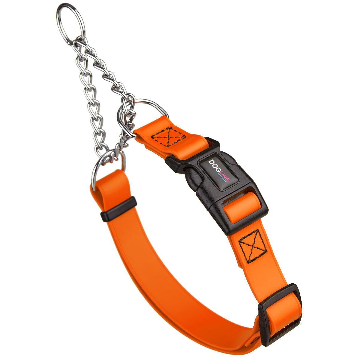 Martingale Collar with Quick Release Buckle orange