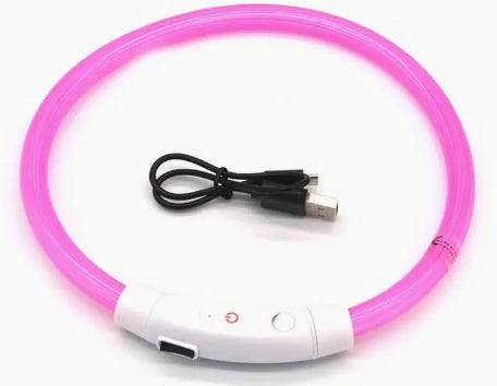 Rechargeable Neon Lighted Collar