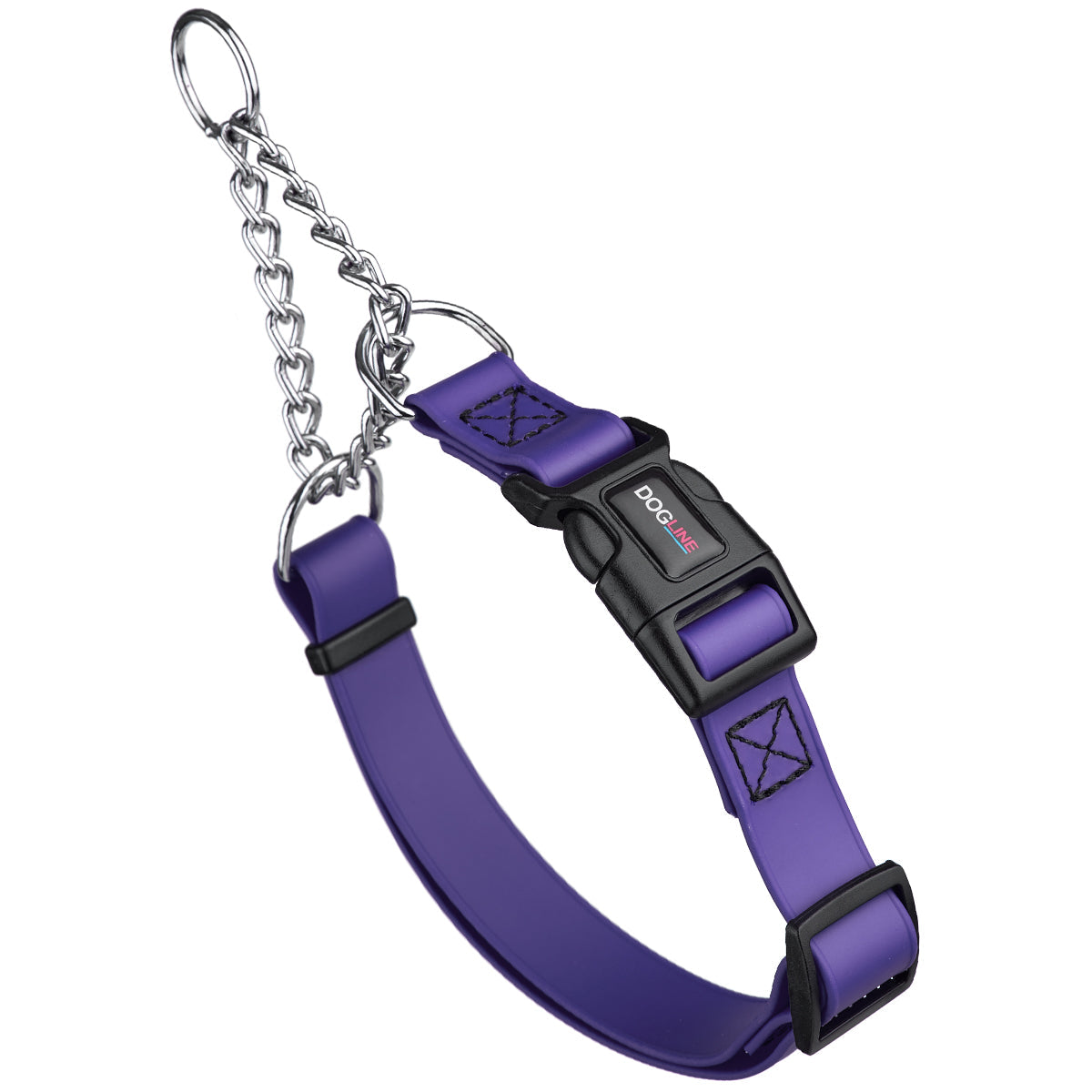Martingale Collar with Quick Release Buckle purple